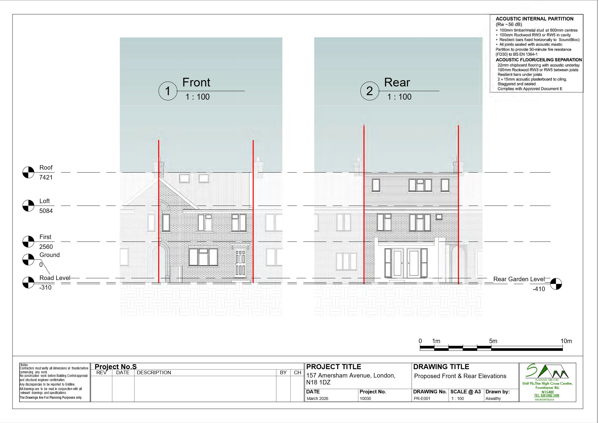 Eight-person HMO approved in Edmonton, Enfield — approved drawing 1