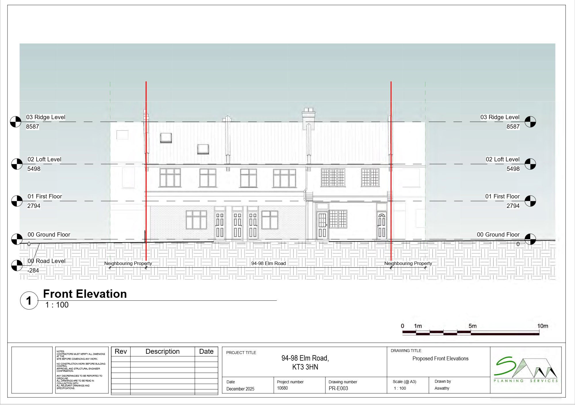 Six-person HMO approved in New Malden, Kingston Upon Thames — approved drawing 1