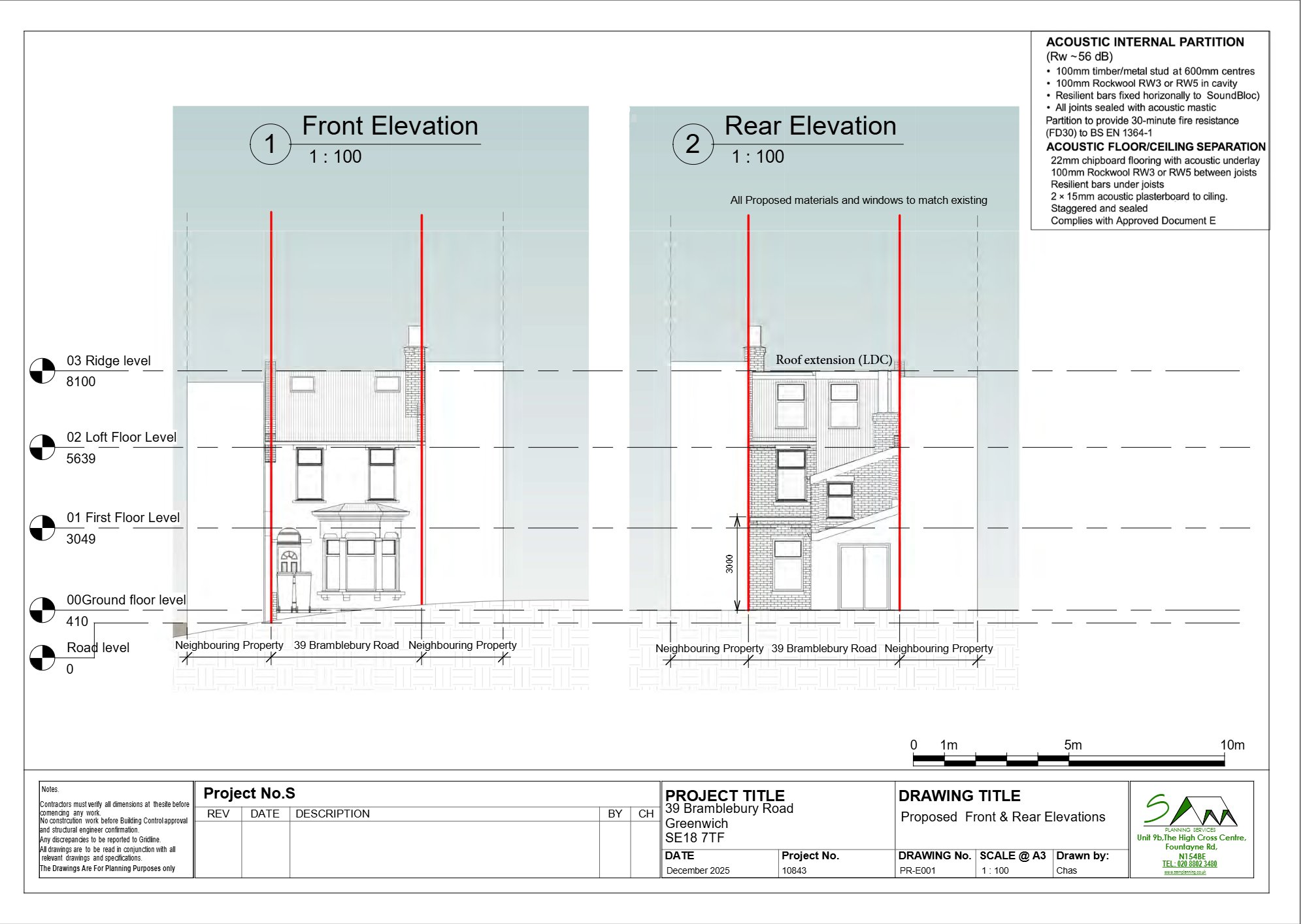 Six-person HMO approved on Bramblebury Road in Plumstead, Greenwich — approved drawing 1