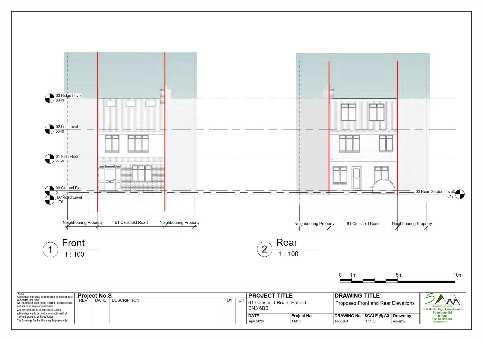 HMO approved in Enfield — approved drawing 1