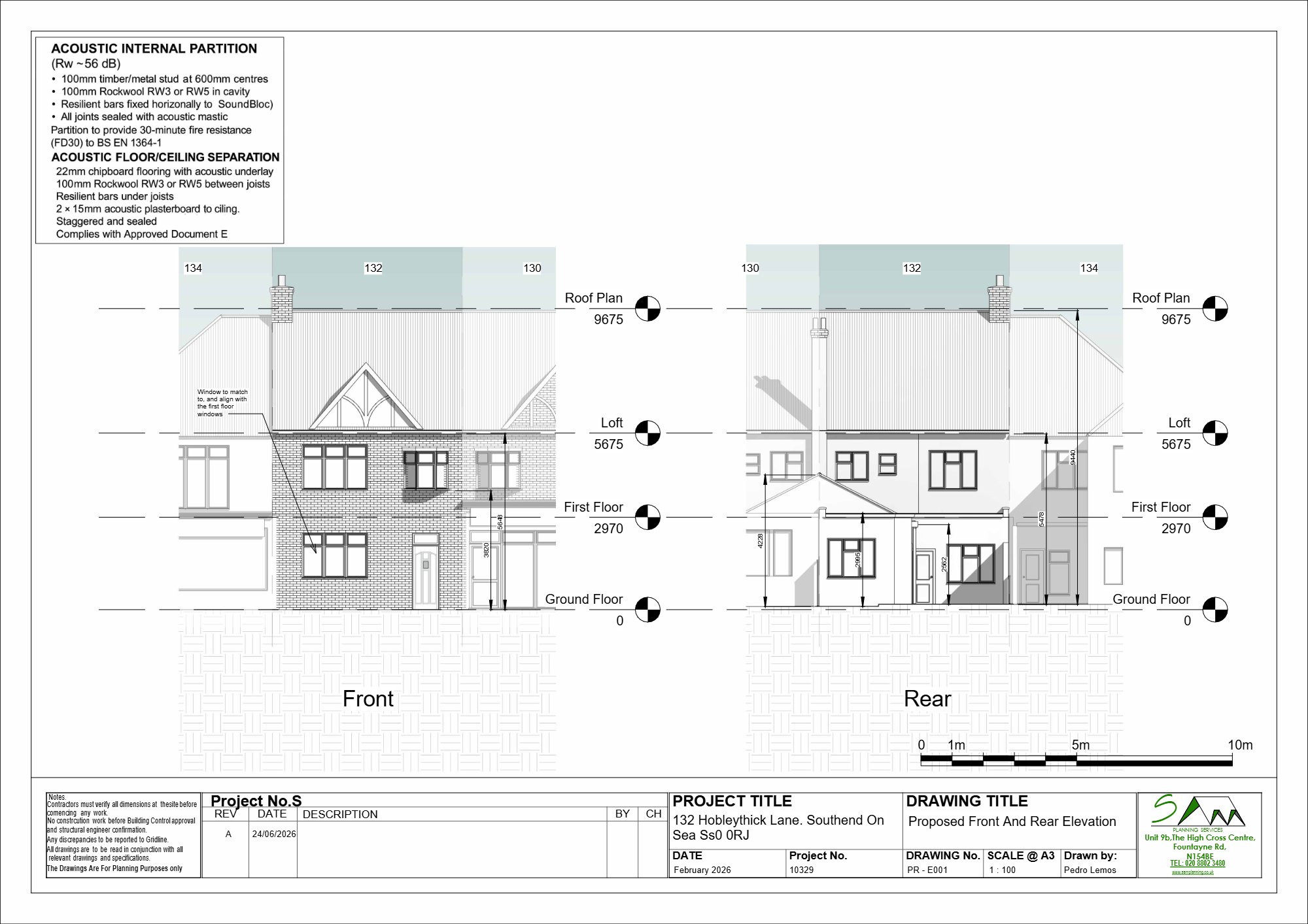 Change of use to HMO approved in Westcliff-on-Sea — approved drawing 1