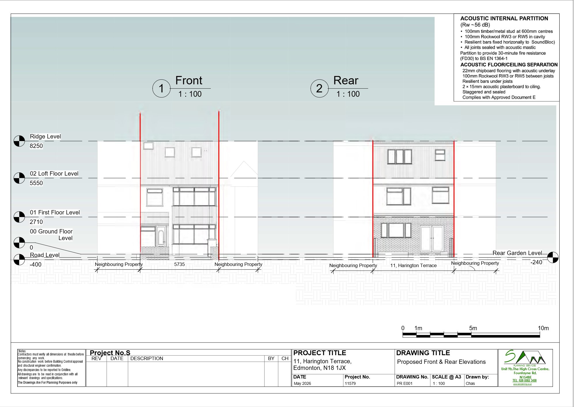 Eight-person HMO approved on Harington Terrace in Edmonton, Enfield — approved drawing 1